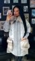 Дамско луксозно палто кашмир вълна и лисица код 255, снимка 1 - Палта, манта - 35937977
