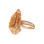 Златен дамски пръстен 4,55гр. размер:57 14кр. проба:585 модел:18909-1, снимка 2