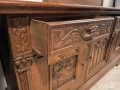 Контрбюфет дресоар Шкаф  и Огледало антикварно Дърворезба , снимка 9