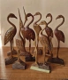 Дървени фигури на птици -ръчна изработка, снимка 1