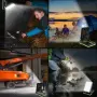 Акумулаторен LED работен прожектор Lanfu, 3000 лм, 4000 mAh, IP65, снимка 7