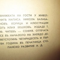 Стара детска книга -На гости у животните,Н.Балабанов,Бешков, снимка 4 - Антикварни и старинни предмети - 35681371