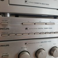 Philips усилвател, касетен дек и тунер, снимка 3 - Аудиосистеми - 41357124