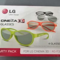 3D очила LG AG-F315 комплект 4 броя, снимка 1 - Стойки, 3D очила, аксесоари - 40694876