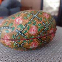 метална кутия Яйце с рисунки от остров Мадейра, снимка 3 - Декорация за дома - 39099359