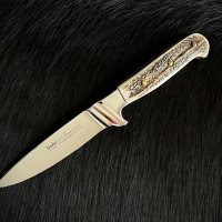 Рядък екземпляр. Немски ловен нож Forester (Solingen). , снимка 2 - Ножове - 39242244