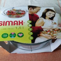 Тенджера за готвене  СИМАКС Иенско с капак НОВ, снимка 1 - Съдове за готвене - 42238642