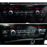 комплект копчета бутони за климатик климатроник BMW 5 SERIES F10 F11, снимка 4 - Аксесоари и консумативи - 36181004
