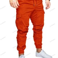  Мъжки едноцветни ежедневни еластични панталони, 11цвята  , снимка 9 - Панталони - 37658155