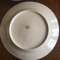 9 порцеланови чинии със сини цветя - 4 дълбоки + 5 литки, снимка 10 - Чинии - 40377106