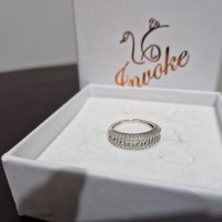 Дамски сребърен пръстен, снимка 1 - Пръстени - 42408764