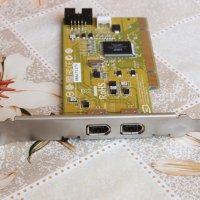 IEEE 1394 Dual Port PCI Firewire Controller Card , снимка 3 - Други - 41039260