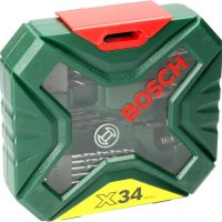 Bosch X-Line комплект от 34 части, свредла и битове, 2607010608, снимка 9 - Куфари с инструменти - 34084081