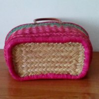 Кошница чанта плетена, снимка 3 - Чанти - 36752370
