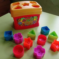 Образователни играчки - кубче и кофички с форми и цветове, пъзел с букви и цифри, снимка 7 - Образователни игри - 40107856