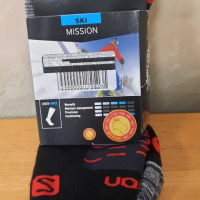 Salomon Mission Black Matador Red Ski Socks, снимка 9 - Други - 36501114