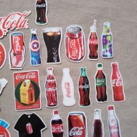Цветни самозалепващи гланцирани стикер Кока Кола Coca Cola, снимка 7 - Аксесоари и консумативи - 41261721