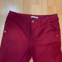 Червен панталон , снимка 2 - Панталони - 38864299
