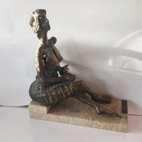 Масивна бронзова скулптура "Ева" Убавка Тончев, снимка 1 - Статуетки - 42557724