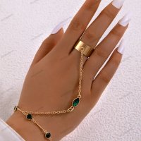 Дамски модни бижута, пръстени с верижка, 8модела - 023, снимка 11 - Пръстени - 41041286