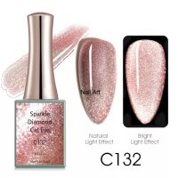 Canni Гел лак Sparkle Diamond – Cat Eye – 16 ml, снимка 7 - Продукти за маникюр - 37255394