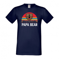 Мъжка тениска Papa Bear Дядо,Празник,Татко,Изненада,Повод,Рожден ден, Имен Ден,, снимка 4 - Тениски - 36504713