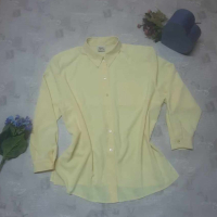 Елегантна лимоново жълта риза Л  /ХЛ, снимка 1 - Ризи - 44641929