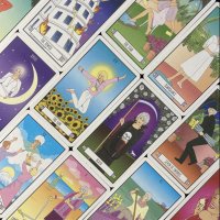 Чаровни и забавни таро карти: Golden Girls Tarot & Food Fortunes Tarot, снимка 12 - Карти за игра - 34167358