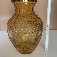 Стъклена ваза, снимка 1 - Вази - 41709374