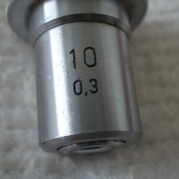 Обектив 10/0.30 микроскоп Gamma, снимка 4 - Медицинска апаратура - 41084113
