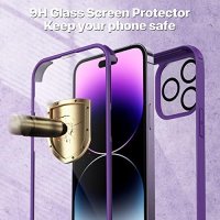 Нов калъф кейс с протектор за екран телефон iPhone 14 Pro/6.1 инча Защита Айфон, снимка 8 - Калъфи, кейсове - 41115754