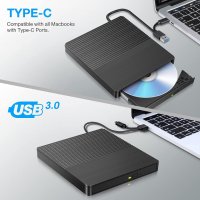 Външно CD/DVD +/-RW устройство, USB 3.0, USB и TYPE C, снимка 5 - Други - 39727036