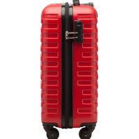 Куфар за ръчен багаж Wittchen червен , Здрав куфар за кабинен багаж със заключване, снимка 3 - Куфари - 41412304