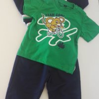ново екипче с тениска размер 1г, снимка 1 - Комплекти за бебе - 41575366