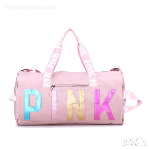 Спортен сак Pink, gym bag, travel bag, чанта за фитнес, снимка 1