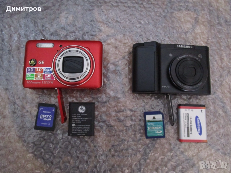 Samsung NV8 8,1MPix 3x zoom/GE E GEN ELEKTRIC E1255W 12,1MPix, снимка 1