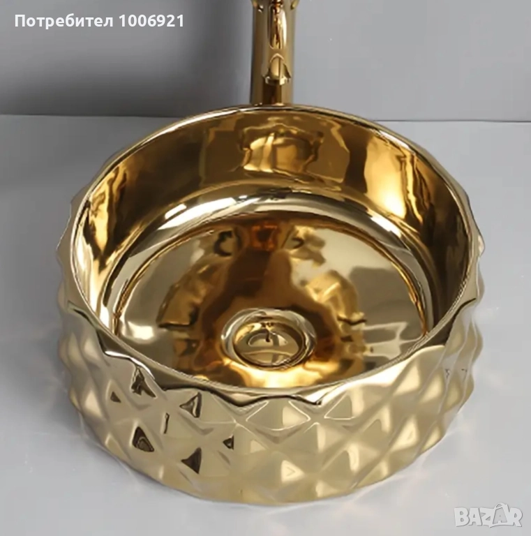 Златна мивка над плот, тип купа , снимка 1