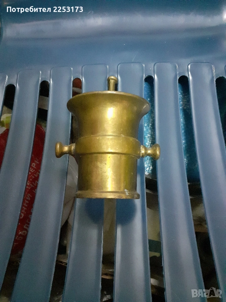 Среден аптекарски хаван с уши, снимка 1