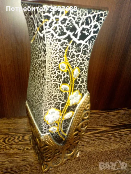 Керамична ваза (има забележка), снимка 1