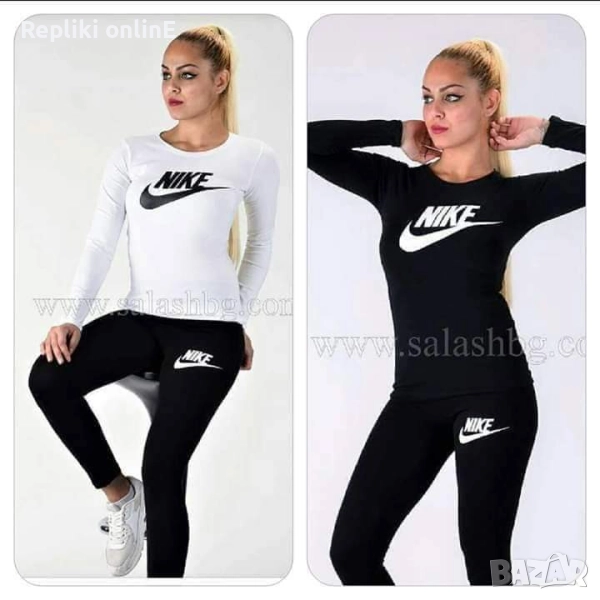 Дамски комплекти клин и тениска , снимка 1