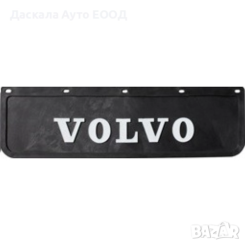 	Kомплект черни релефни калобрани 18 х 60 см предни ВОЛВО VOLVO, снимка 1