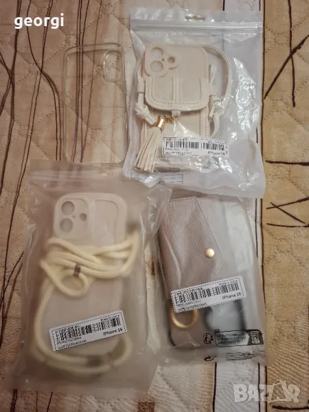 4 калъфа кейс гръбче Iphone 16 цена за  всичките заедно, снимка 1
