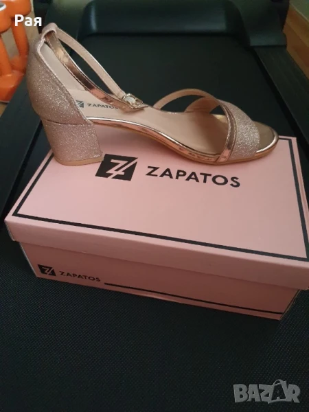 Елегантни сандали с ток, снимка 1