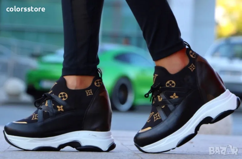 Кецове на платформа - черни - K20LV, снимка 1