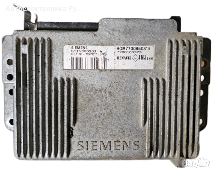 компютър RENAULT MEGANE SCENIC 1.6 SIEMENS, S115300203A, S115300203 A, 115300203, HOM7700860319, снимка 1