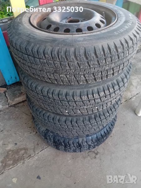 4 бр. зимни гуми с джанти за Деу Калос, снимка 1