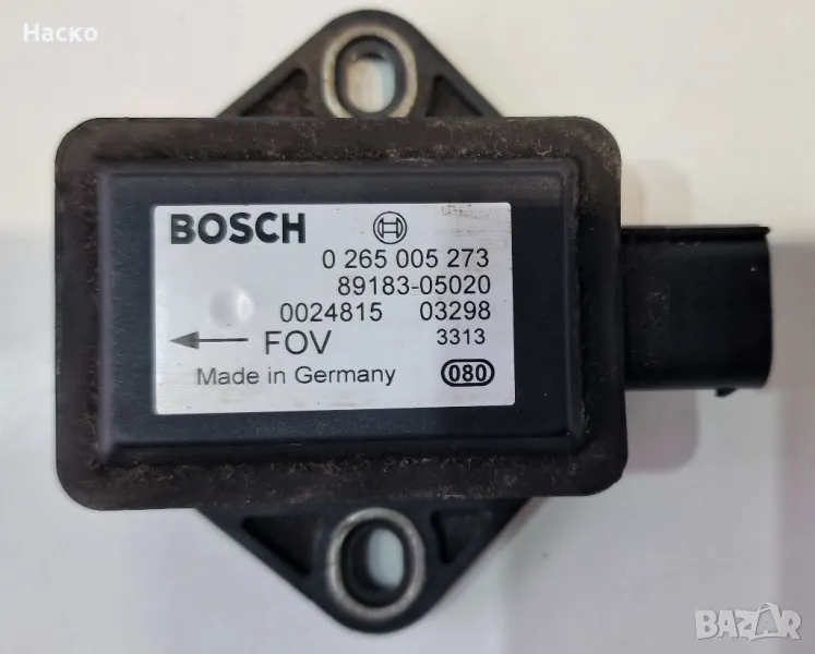 Датчик Сензор ЕСП ESP TRC Yaw Rate Тойота Авенсис Т25 Toyota Avensis T25 0 265 005 273 0265005273, снимка 1