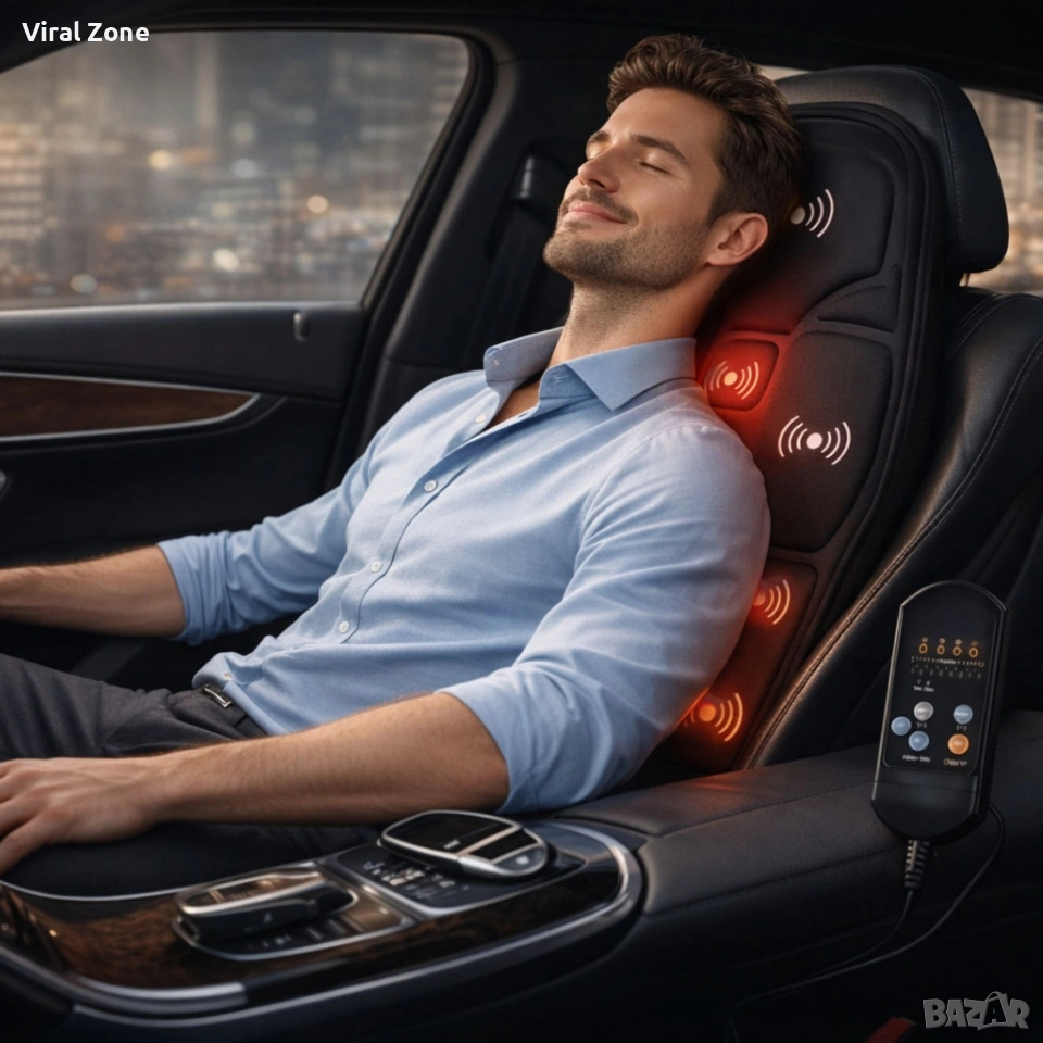 Масажна седалка с подгряване , снимка 1