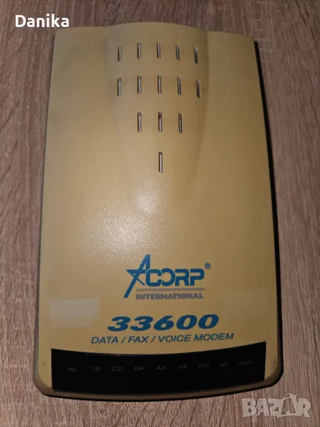 Ретро Модем Acorp International 33600 Fax Modem, снимка 1