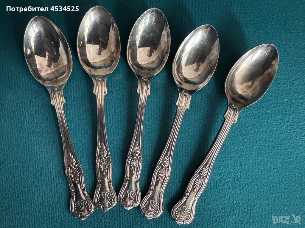 🥄 Винтидж посребрени лъжички – малко бижу за вашата любима чаша кафе или чай, снимка 1